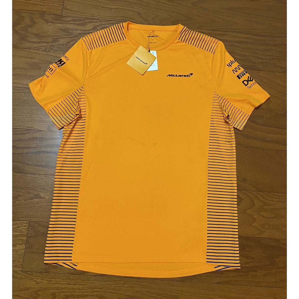 McLaren Formula 1 Official Team Orange Men T-Shirt Castore Papaya